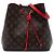 Bolso bucket Louis Vuitton Monogram Neonoe MM Marrón Castaño