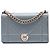 Borsa a tracolla Diorama Small in vitello borchiato Blue Dior