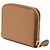 Portamonete con zip Prada Saffiano Brown Marrone - vista 2