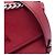 Borsa crossbody a busta monocromatica Prada Saffiano Cuir rossa Rosso - vista 7