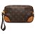 Borsa a pochette Louis Vuitton Monogram Marly Dragonne PM Marrone