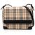 Bolsa Tiracolo com Aba Burberry House Check Canvas Bege