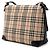 Bolsa Tiracolo com Aba Burberry House Check Canvas Bege - vista 2