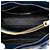 Borsa Tote Satchel Prada Saffiano Soft blu a tre tasche - vista 4