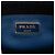 Borsa Tote Satchel Prada Saffiano Soft blu a tre tasche - vista 5