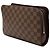 Borsa Pochette Clutch Louis Vuitton Damier Ebene Saint Louis Marrone - vista 2
