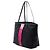 Tote Black Prada Tessuto Velluto Ricamo Trompe L oeil Nero - vista 2