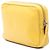 Clutch da polso in pelle gialla Prada Giallo - vista 2