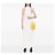 Clutch da polso in pelle gialla Prada Giallo - vista 6
