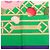 Foulard di seta Hermès Roseraie Verde 90 Scarves - vista 4