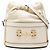 Horsebit 1955 Borsa a secchiello Gucci 1955 Horsebit in pelle di vitello bianca Bianco