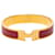 Pulseira Hermès Clic H estreita em esmalte vermelho PM  - vista 4