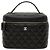 Vanity Beauty Case Chanel Medium CC Quilted Caviar Nero