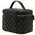 Vanity Beauty Case Chanel Medium CC Quilted Caviar Nero - vista 2
