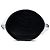 Borsa a secchiello Chanel Coco Camellia Medium in PVC nero e vitello stropicciato - vista 3