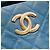 Borsa Bowling Chic Quilt in vitello iridescente matelassé blu Chanel - vista 5