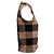 Christian Dior ärmelloses Stricktop mit Gingham-Karos in Tan & Black Größe US S Kamel - Ansicht 2