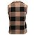 Christian Dior ärmelloses Stricktop mit Gingham-Karos in Tan & Black Größe US S Kamel - Ansicht 3