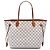 Borsa Tote Louis Vuitton Neverfull MM Damier Azur Bianca Bianco