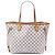 Borsa Tote Louis Vuitton Neverfull MM Damier Azur Bianca Bianco