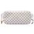 Borsa Tote Louis Vuitton Neverfull MM Damier Azur Bianca Bianco - vista 3
