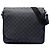 Borsa a tracolla Louis Vuitton Daniel MM Damier Graphite Nera Nero