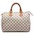 Borsa Boston Louis Vuitton Damier Azur Speedy 30 Bianca Bianco