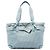 Borsa Tote Fendi Zucca in nylon blu Zip Code