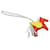 Orange Hermès Milo Lambskin and Swift Grigri Rodeo Pegase Bag Charm PM Key Chain  - view 2
