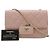 Mini borsa a tracolla Chanel Beauty Lock in pelle di pecora trapuntata rosa - vista 9