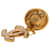 Orecchini a clip Chanel Gold Plated CC Strass Drop D'oro - vista 3
