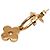 Orecchini Blooming a pressione placcati oro Louis Vuitton Gold D'oro - vista 3