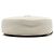 Borsa Camera Round in Vinile Chevron Grain De Poudre Bianca Saint Laurent Bianco - vista 3
