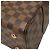 Borsa Louis Vuitton Damier Ebene Duomo Marrone - vista 7