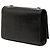 Borsa a tracolla Saint Laurent Kate Small in pelle effetto coccodrilo nera con monogramma e nappe Nero - vista 2