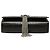 Borsa a tracolla Saint Laurent Kate Small in pelle effetto coccodrilo nera con monogramma e nappe Nero - vista 3