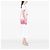 Borsa a tracolla Chanel Small CC Quilted Denim Messenger Flap Rosa - vista 7
