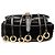 Borsa crossbody Prada Impuntu Velluto Corsaire nera Nero - vista 3