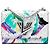 Borsa a tracolla Louis Vuitton Twist MM in pelle bianca con stampa Splash Bianco