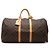 Borsa da viaggio Louis Vuitton Monogram Keepall 55 marrone
