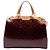 Borsa Satchel Brea GM Louis Vuitton Monogram Vernis Rossa Rosso