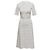 Autre Marque Robe rayée Rosetta Getty White & Black Taille US S Blanc