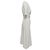 Autre Marque Robe rayée Rosetta Getty White & Black Taille US S Blanc - vue 2