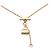 Collana LV Speedy Louis Vuitton placcata oro D'oro - vista 2