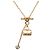 Collana LV Speedy Louis Vuitton placcata oro D'oro - vista 3