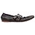Bailarinas de piel Miu Miu con doble hebilla negras 36.5 Negro