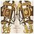 Foulard di seta Hermès Brides de Gala Marrone 90 - vista 3
