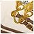 Foulard di seta Hermès Brides de Gala Marrone 90 - vista 4