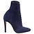 Gianvito Rossi Stretch Textiles Sock Boots in Navy Größe 37.5 Blau