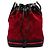 Secchiello Gucci GG Velvet Web rosso